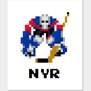 16-Bit Hockey Goalie - New York Posters and Art